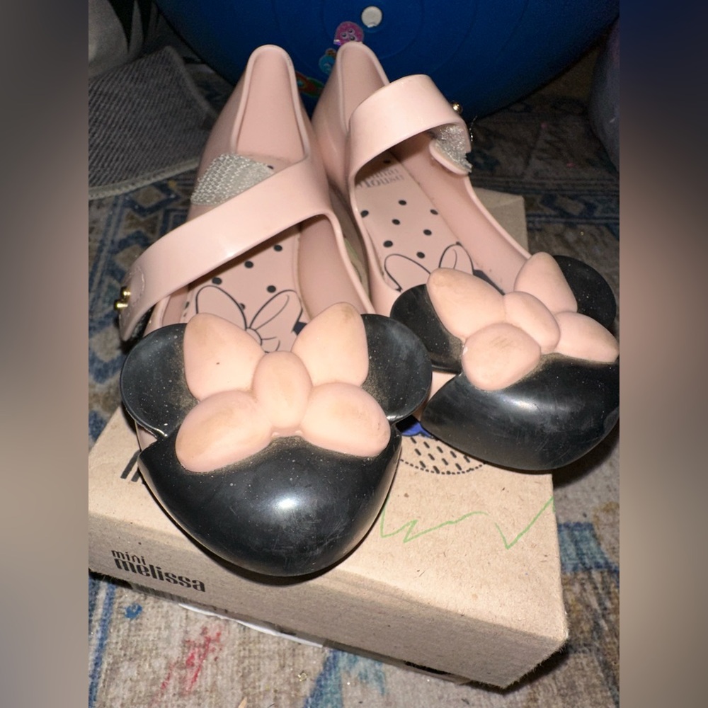 Mini Melissa x Disney Minnie Mouse Flats size 11